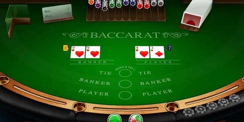 Chọn Live Casino và chơi Baccrat
